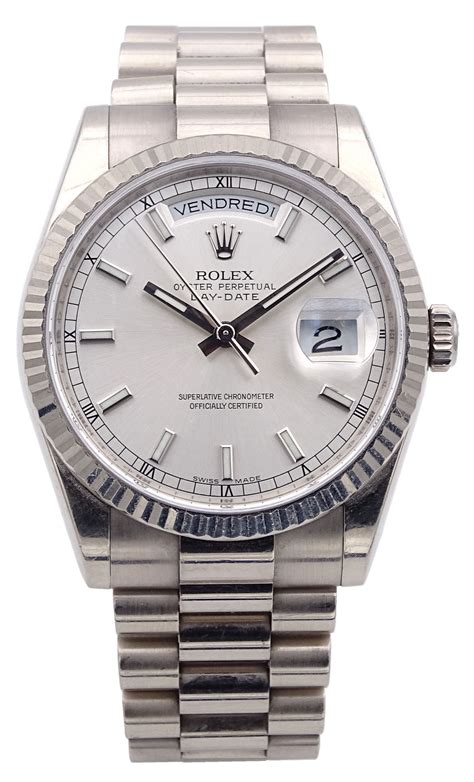 rolex day date acciaio prezzi|rolex day date watch price.